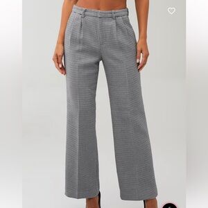 Favorite Daughter The Low Favorite Pant Micro BW Houndstooth size 4